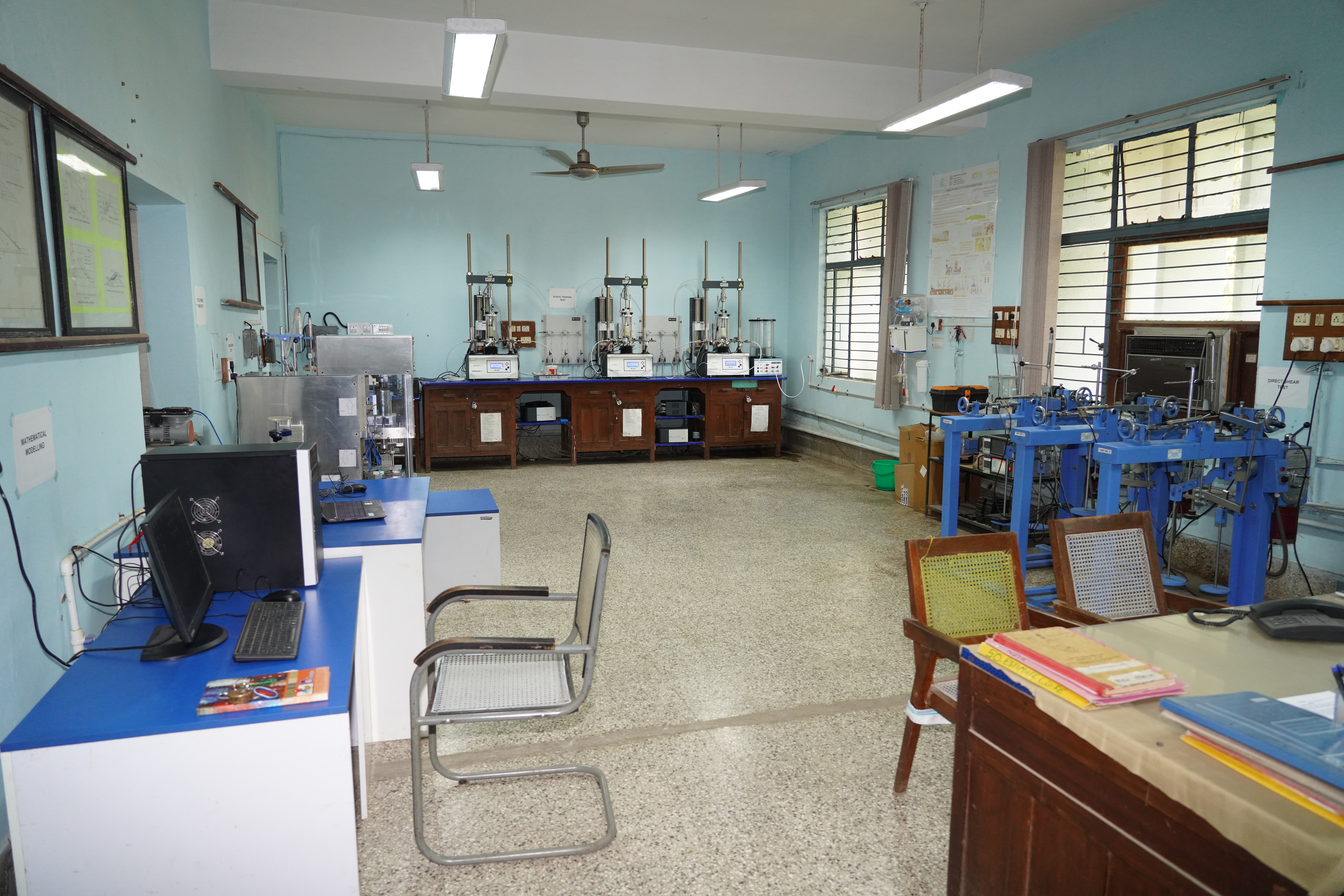                                                                               Soil testing laboratory
                                                                               